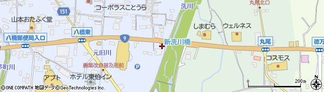 鳥取県東伯郡琴浦町八橋97周辺の地図