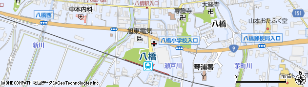 鳥取県東伯郡琴浦町八橋952周辺の地図