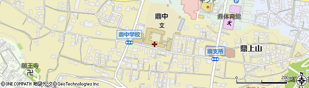 飯田市立鼎中学校周辺の地図
