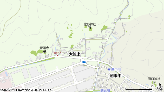 〒625-0006 京都府舞鶴市大波上の地図