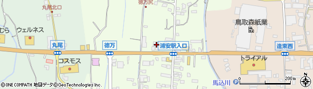 鳥取県東伯郡琴浦町徳万364周辺の地図