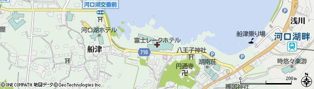 富士レークホテル周辺の地図
