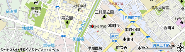 鳥取県鳥取市茶町304周辺の地図