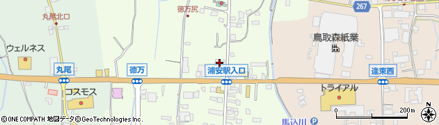 鳥取県東伯郡琴浦町徳万376周辺の地図