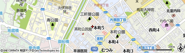 鳥取県鳥取市茶町401周辺の地図