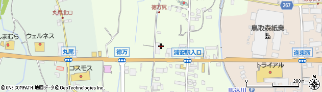 鳥取県東伯郡琴浦町徳万443周辺の地図
