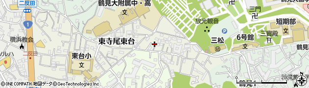 神奈川県横浜市鶴見区東寺尾東台周辺の地図