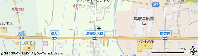 鳥取県東伯郡琴浦町徳万381周辺の地図