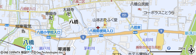 鳥取県東伯郡琴浦町八橋347周辺の地図