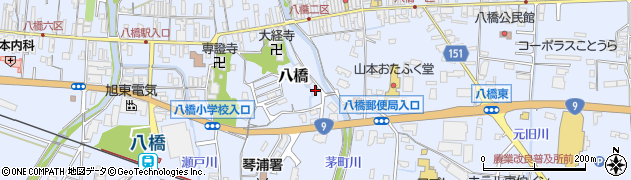 鳥取県東伯郡琴浦町八橋545周辺の地図