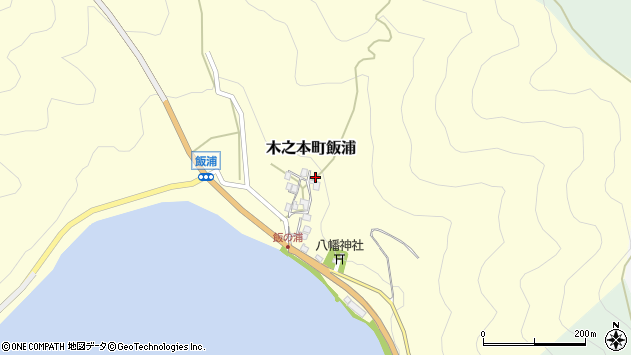 〒529-0437 滋賀県長浜市木之本町飯浦（その他）の地図