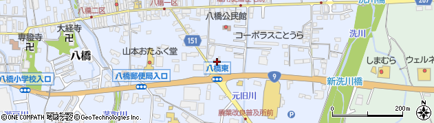 鳥取県東伯郡琴浦町八橋228周辺の地図