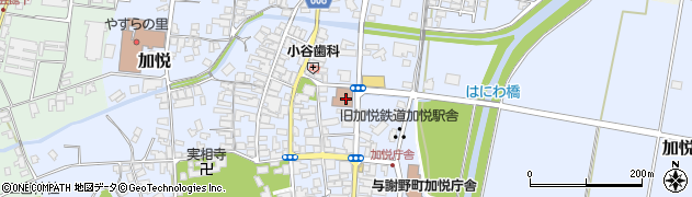 与謝野町立　加悦地域公民館・適応指導教室周辺の地図