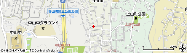 中山6丁目29湯田邸[akippa]駐車場周辺の地図