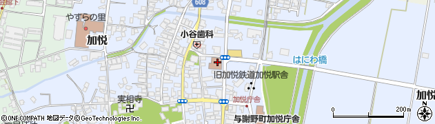 与謝野町立　図書館加悦分室周辺の地図