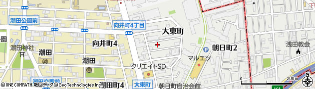 神奈川県横浜市鶴見区大東町周辺の地図