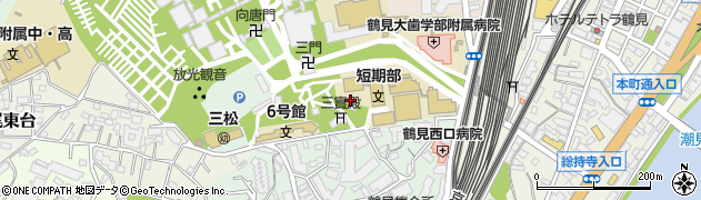 神奈川県横浜市鶴見区鶴見周辺の地図