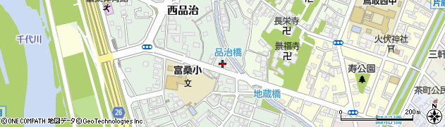 鳥取県鳥取市西品治100周辺の地図
