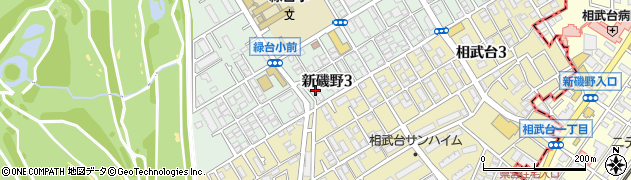 神奈川県相模原市南区新磯野3丁目25周辺の地図