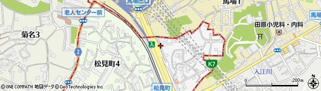 神奈川県横浜市神奈川区西寺尾1丁目24周辺の地図