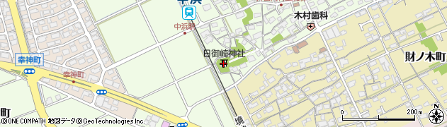 日御碕神社周辺の地図