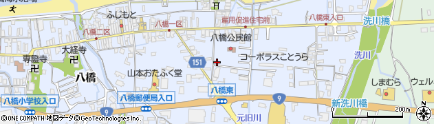 鳥取県東伯郡琴浦町八橋230周辺の地図