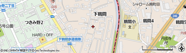 神奈川県大和市下鶴間2178周辺の地図