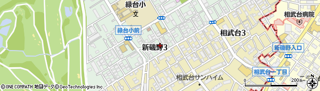 神奈川県相模原市南区新磯野3丁目28周辺の地図