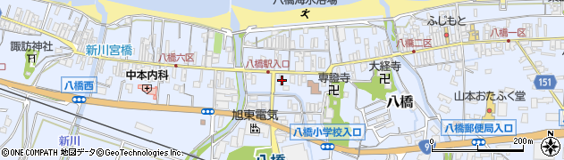 鳥取県東伯郡琴浦町八橋1382周辺の地図