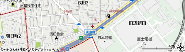 あいざわ株式会社　川崎営業所周辺の地図