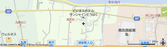 鳥取県東伯郡琴浦町徳万436周辺の地図