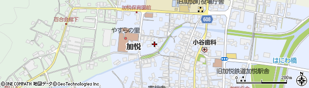 京都府与謝野町（与謝郡）加悦周辺の地図