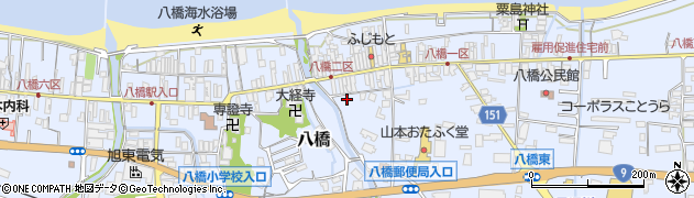 鳥取県東伯郡琴浦町八橋398周辺の地図