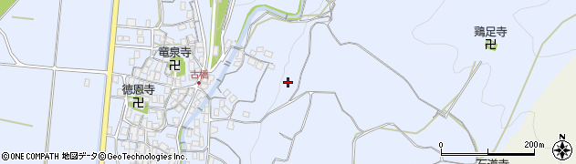 滋賀県長浜市木之本町古橋周辺の地図