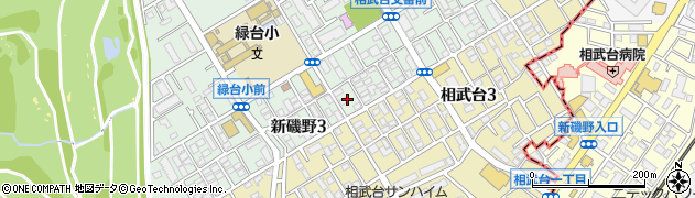 神奈川県相模原市南区新磯野3丁目31周辺の地図