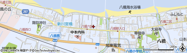 鳥取県東伯郡琴浦町八橋1493周辺の地図