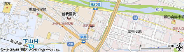 パッケージプラザ飯田店周辺の地図