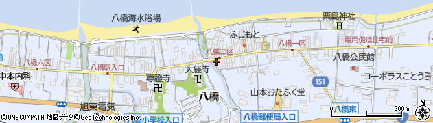 鳥取県東伯郡琴浦町八橋432周辺の地図