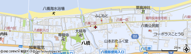 鳥取県東伯郡琴浦町八橋426周辺の地図