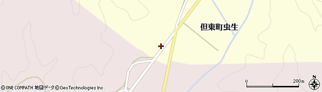兵庫県豊岡市但東町虫生11周辺の地図