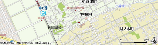 鳥取県境港市小篠津町876周辺の地図