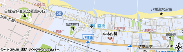 鳥取県東伯郡琴浦町八橋1550周辺の地図