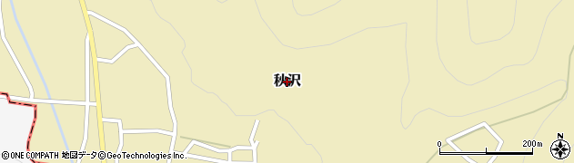 岐阜県岐阜市秋沢周辺の地図