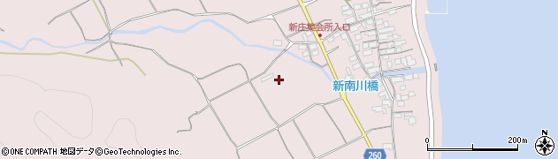 島根県松江市新庄町周辺の地図
