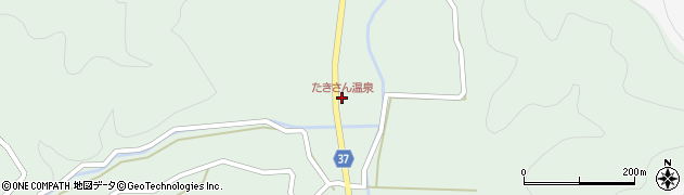 たきさん温泉周辺の地図