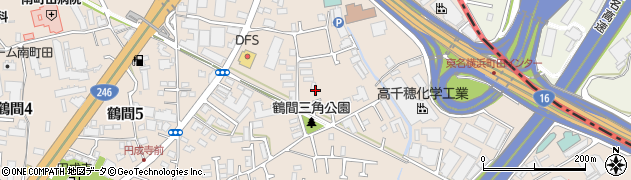 東京都町田市鶴間7丁目13周辺の地図