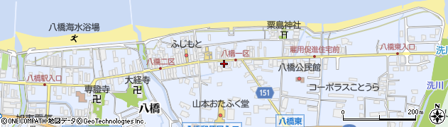 米田美容室周辺の地図