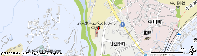 ベストライフ中津川周辺の地図
