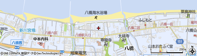 鳥取県東伯郡琴浦町八橋1455周辺の地図