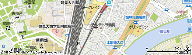 マンマチャオ鶴見中央店周辺の地図